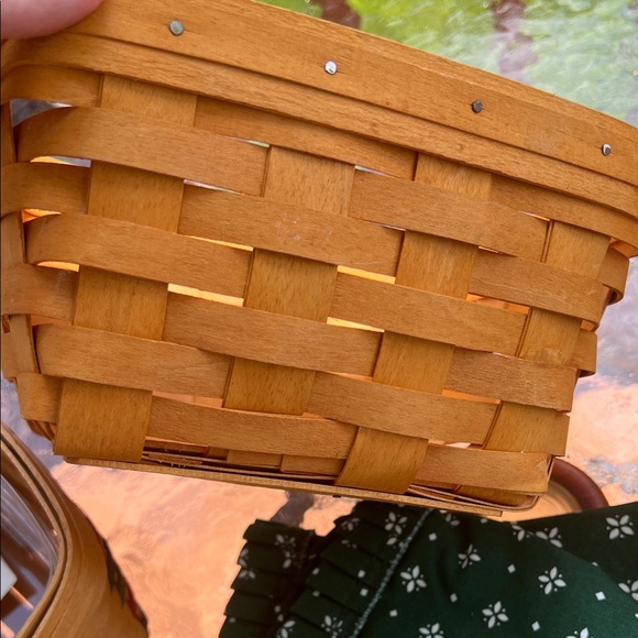 Longaberger Classic large berry Baskets Set - red blue and Green - Picture 12 of 14